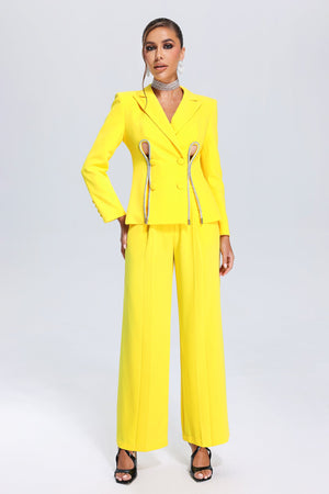 kamames Sada Cutout Blazer Set