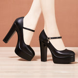 kamames Pointed Cheongsam Walking Shoes Waterproof Platform Comfortable Shallow Mouth Size Cheongsam Performance Women's Shoes Work Shoes