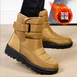 kamames Women Boots Mid-Calf Winter Shoes For Women Snow Boots Casual Watarproof Platform Heels Botas Mujer 2022 New Winter Boots Female