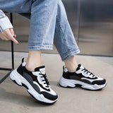 kamames Women's Shoes New Korean Version of All-match Student Sports Shoes Ladies Casual Shoes Ins Super Fire Running Shoes