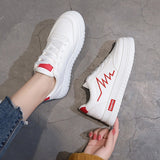 kamames Women's Shoes 2022 Summer Breathable Platform White Shoes Women Comfort Flat Shoes Ladies Casual Sneakers Zapatillas Muje