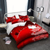 2/3pcs Festive Christmas Tree Duvet Cover Set - Soft, Comfortable, and Vibrant Xmas Gift Print Decorative Bedding for Bedroom and Guest Room - Includes 1 Duvet Cover and 1/2 Pillowcase, No Filling