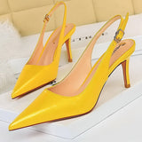 BIGTREE Shoes Patent Leather Woman Pumps Kitten Heels Occupation OL Office Shoes Classic Pumps Plus Size 35-43 Shoes Women Heels