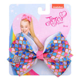 4.5 inch JoJo Bows Jojo Siwa Rainbow Printed Knot Ribbon Bow For Girls Handmade Boutique Hair Clip Children Hair Accessories