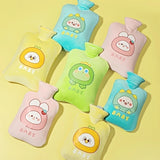 Cozy Cartoon Plush Hand Warmer - 16.91-67.63oz Winter Hot Water Bottle, PVC Material, No Batteries Required