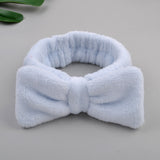 2021 New OMG Letter Coral Fleece Wash Face Bow Hairbands For Women Girls Headbands Headwear Hair Bands Turban Hair Accessories