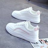 kamames Shoes Women 2023 Spring Fashion Non Slip Casual Shoes Flat Running Sheos Women Lace-up Comfort Sneakers Zapatos De Mujer 703-0