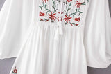 kamames New Flower Embroidered Jacquard Medium-Sleeved Dress In Early Spring 2024