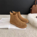 kamames kamames Slim And Comfortable ~ Casual Platform Snow Boots Women's Low-Slip Cotton Boots And Fluffy Shoes
