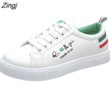 kamames Women Sneakers Fashion Shoes Casual Flats Sneakers Female Fashion Comfort White Vulcanized Platform Shoes