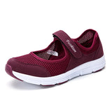 kamames Women Shoes 2022 New Hollow Mesh Soft Sole Casual Shoes Non Slip Flat Shoes Light Sneakers Women Large Size Shoes Mujer