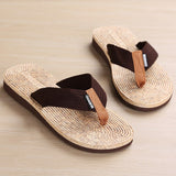 2020 Men Shoes Summer Bohemia  Beach Sandals Striped Slippers Flip Flops For Men Platform Sandals Beach Slippers Size 40~45