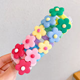 10PCS/Set New Girls Cute Cartoon Nylon Elastic Hair Bands Children Ponytail Holder Rubber Bands Scrunchie Kids Hair Accessories