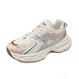 kamames kamames Sole Silver Dad Shoes Female 2024 Summer New Fashion Mesh Running Shoes Increase Trend Casual Sports Shoes