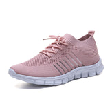 kamames Women Shoes 2022 Summer Mesh Breathable Sneakers Women Platform Casual Sport Shoes Women Comfort Lace Up Running Shoes Plus Size