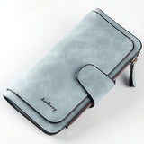 Classic Trendy Long Coin Purse, Faux Leather Multi Wallet, Large-capacity Purse With Zipper