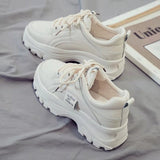 kamames kamames Women's Shoes Spring 2023 New Platform Platform Increased Women's Shoes Solid Color Leisure Sports
