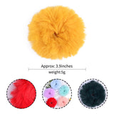 2022 New Winter Plush Scrunchies Women Girls Imitation Mink Elastic Hair Rubber Bands Accessories Tie Hair Ring Holder Headdress