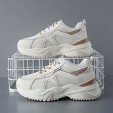 kamames kamames Sports Shoes 2023 Summer New Patchwork Color Breathable Running Women's Shoes Soft Sole Student Platform Old Dad Shoes