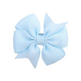 2 Inches Candy Color Baby Mini Small Bowknot Hair Clips For Cute Girls Safety Hairpins Barrettes Headwear Kids Hair Accessories