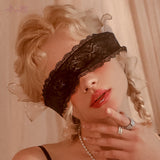 kamames kamames Sex Accessories Eye Mask Lace Temptation Role Playing Uniform Underwear With Hair W21
