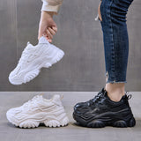 kamames kamames Bottom Fashion Dad Shoes Female Style 2024 New Autumn Breathable Increase Climax Retro Small White Casual Sports Shoes Female