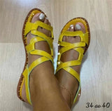 kamames female fairy wind 2022 summer new fashion all-match strap Roman sandals ins tide beach flat shoes flat sandals