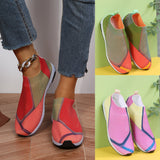 kamames Style 23 Summer Shallow Mouth New Leisure Flying Weave Large-Size Sports Shoes Women's Single Shoes