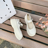 kamames 2024, The New Spring And Summer Mary Jane Shoes Loose Cake Bottom Bow Students JK All Kinds Of Sweet Design