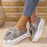 kamames Size Water Drill Shallow Mouth Love Shoes Women's 2024 Summer New Korean Version Of A Thick-Soled Lazy Shoes