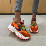 kamames New Spring Daddy Shoes And Women's Color Matching, Breathable Leisure Sports Shoes, Running Shoes With Light And Soft Soles.