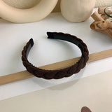 Fashion Wide Hair Bands For Women Headdress Solid Color Cloth Headband Bezel Girls Hairband Hair Hoop Female Hair Accessories