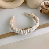 Fashion Wide Hair Bands For Women Headdress Solid Color Cloth Headband Bezel Girls Hairband Hair Hoop Female Hair Accessories