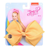 4.5 inch JoJo Bows Jojo Siwa Rainbow Printed Knot Ribbon Bow For Girls Handmade Boutique Hair Clip Children Hair Accessories