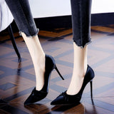 kamames kamames High Heels Female 2023 Fall New Commuter Work OL Pleated Shallow Mouth Temperament Thin Heel Single Shoes Generation Hair
