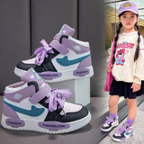 kamames kamames Casual Shoes Help Children's Sports Shoes 2023 Autumn New Soft-Soled Board Shoes Boys' High-Top Running Shoes