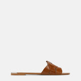 kamames Brand ZARZ Transparent Flat Slippers For Women 2022 Summer New Leather Cross Decoration Women's Sandals Woman Shoes Plus Size 41