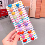 20/40PCS/Set New Girls Cute Colorful Cartoon Scrunchies Ponytail Holder Hair Bands Kids Lovely Headband Fashion Hair Accessories