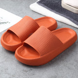 Women Summer Beach Slippers Eva Soft Thick Platform Sole Slide Sandals Leisure Men Ladies Indoor Bathroom Anti-slip Shoes