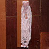 Cozy Plush Hot Water Bottle - Long Strip Design for Winter Warmth, Hand & Foot Warmer Pillow