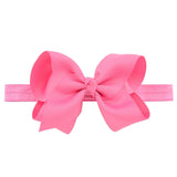 1 PCS Newborn Kids Headband Bows Grosgrain Ribbon Bow Elastic Headwear Headbands Hair Bands DIY Hair Accessories 608