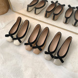 kamames And Luxurious French Women's Shoes Flat-Soled Fairy Design Single Shoes Female Minority Square Head Retro Soft Leather With A Foot On Grandma's Shoes