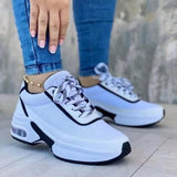 kamames Mesh Soft Vulcanize Shoes 2022 Summer Wedge Platform Sneakers Women Plus Size Non Slip Causal Sport Shoes of Women