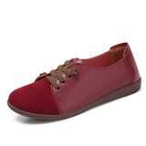 kamames Shoes Woman Spring Ladies Shoes Non-slip Flats Lace Up Sneakers Women Oxford Shoes Plus Size Moccains zapatos de mujer