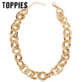 Fashion Statement Necklace Choker Gold Chain Necklace Lady Party Jewelry 2019 Women Accessories