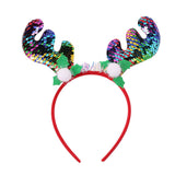 2021 New Year Women Girls Cute Christmas Antlers Santa Claus Hairbands Sweet Hair Decorate Headband Fashion Hair Accessories