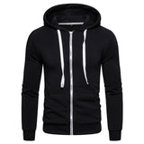KAMAMES 2025 Clearance processing!  wish spring and autumn 65 cotton fleece sweater solid color zipper hooded sweater jacket Popularan code