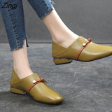 kamames New Women PU Leather Loafers Mixed Ladies Ballet Flats Shoes Female Spring Moccasins Casual Ballerina Shoes Women's Shoes