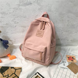 Cross-Border Backpack for Women Ins Korean Style Early High School Student Schoolbag Women's Large Capacity Fashion Trendy Travel Backpack Wholesale