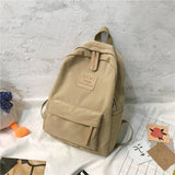 Cross-Border Backpack for Women Ins Korean Style Early High School Student Schoolbag Women's Large Capacity Fashion Trendy Travel Backpack Wholesale